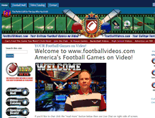 Tablet Screenshot of footballvideos.com
